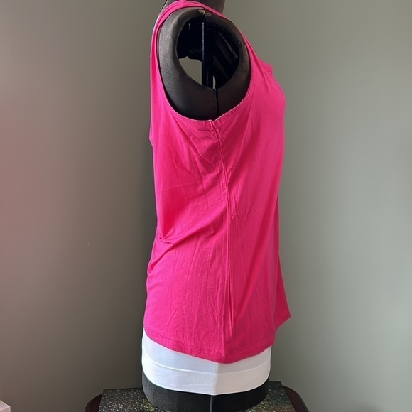 P.B.J  sports pink feminine tank top size Med NWT extremely soft machine wash - Picture 10 of 11
